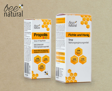 BEE NATURAL Propolisspray/Fichte und Honig Sirup
