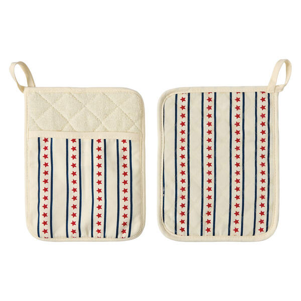 Crofton Stars & Stripes Potholders - 2Pk