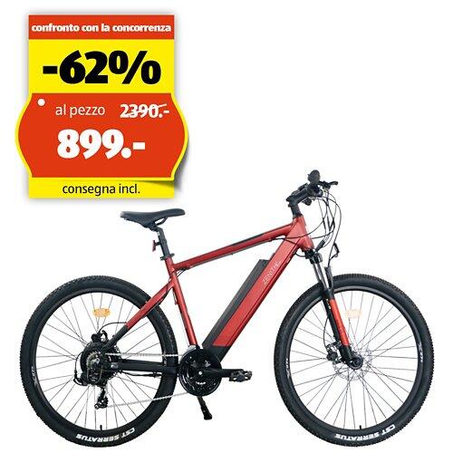 ZENITH E-Bikes Sport X – Sport ZXM°02, 27.5" (48 cm), lava/nero 72, 500.21.001072