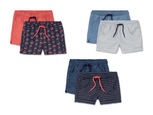 Kleinkinder Shorts, 2 Stück
