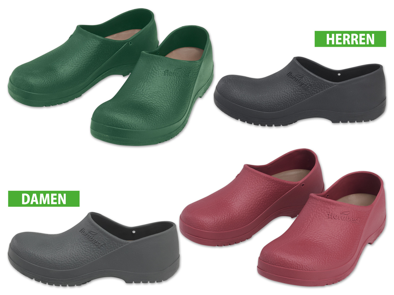 FLORABEST(R) Damen/Herren Gartenclogs1