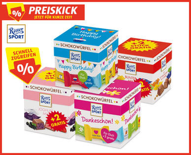 RITTER SPORT Schokowürfel