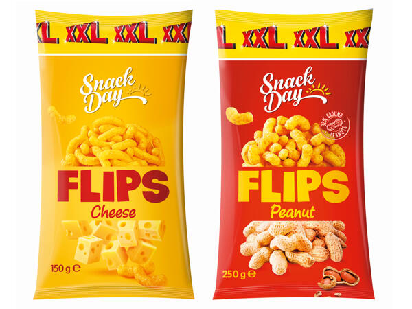 Flips 125 g + 25 g gratis/200 g + 50 g gratis