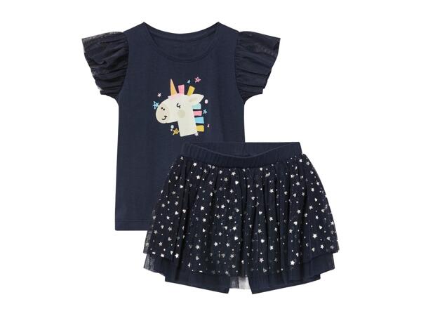 Girls‘ t-shirt and skirt