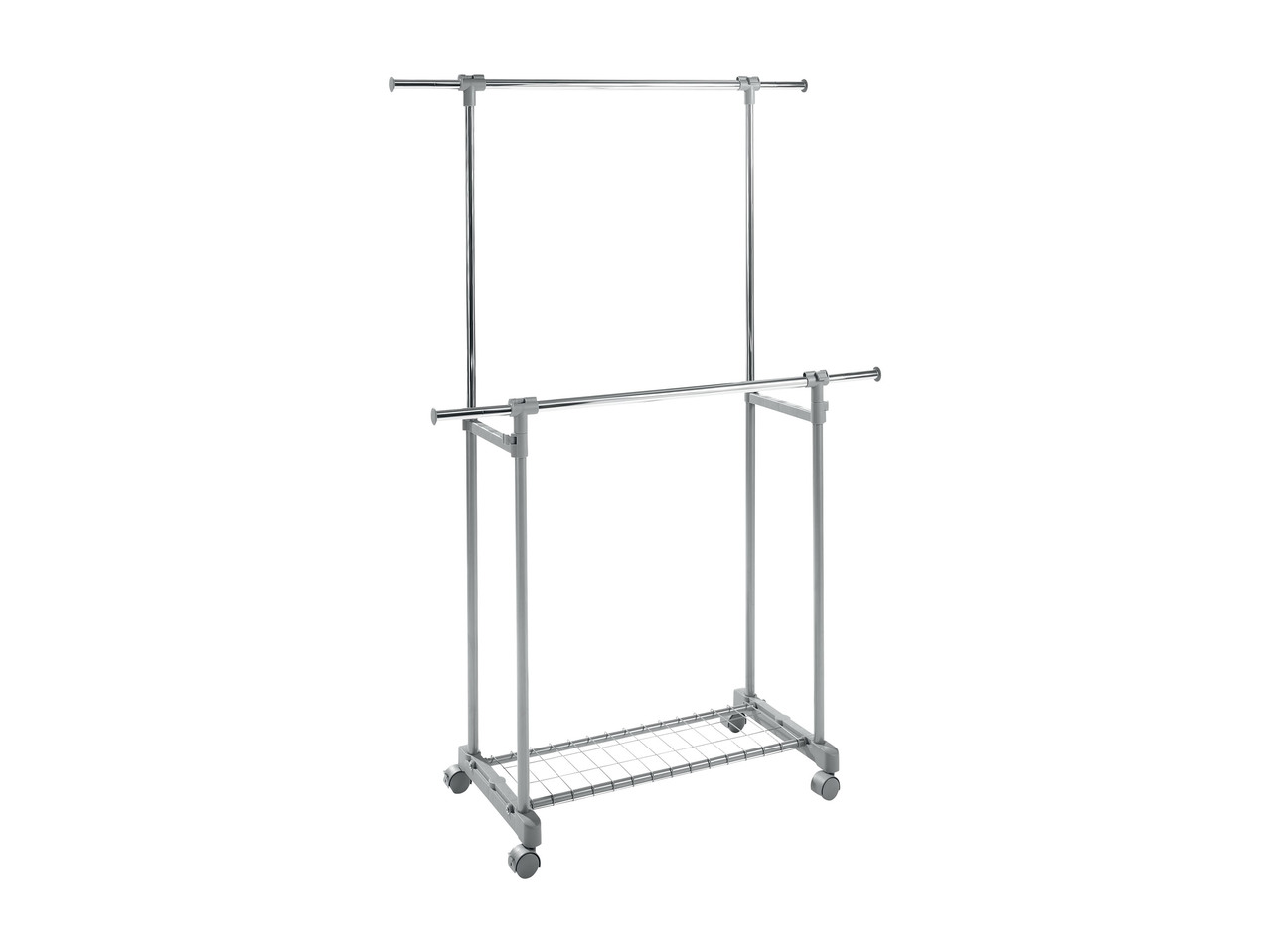 Double Clothes Rail with Castors