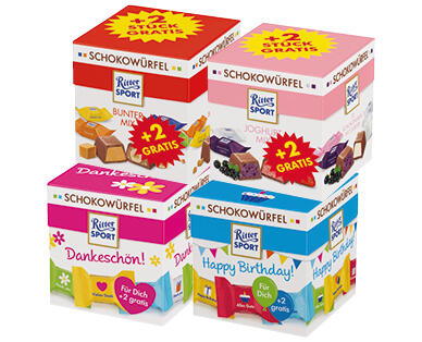 RITTER SPORT SCHOKOLADENWÜRFEL
