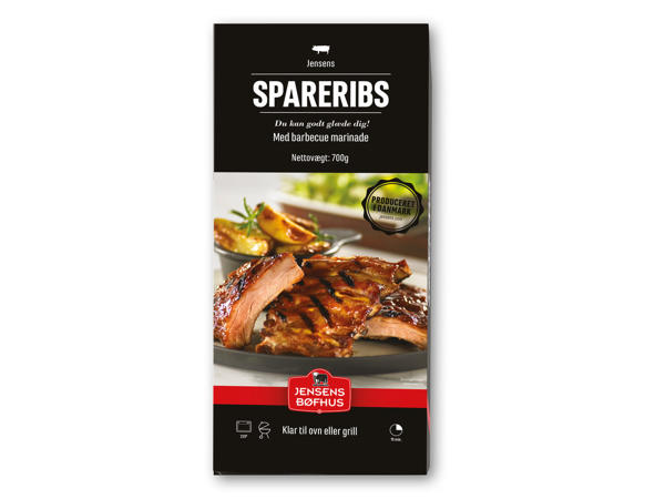 Jensens spareribs med BBQ