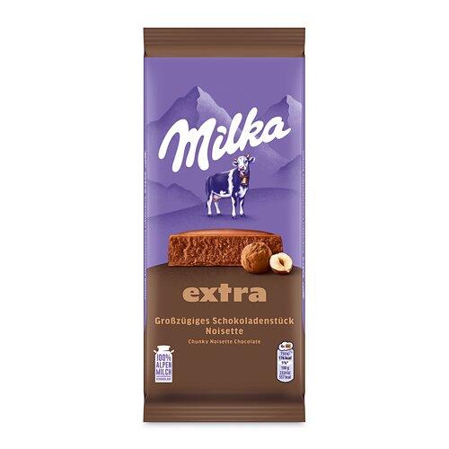 MILKA extra Tafeln, Noisette