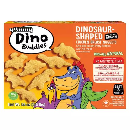 Dinosaur Shaped Chicken Breast Nuggets, 56 oz