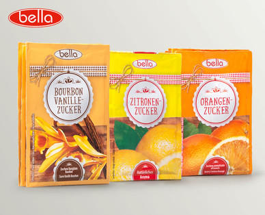BELLA Bourbon Vanille-/Zitronen-/Orangenzucker