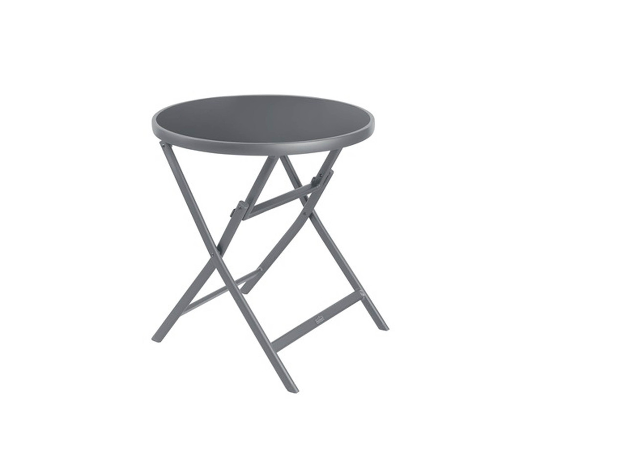 FLORABEST Aluminium Glass Table