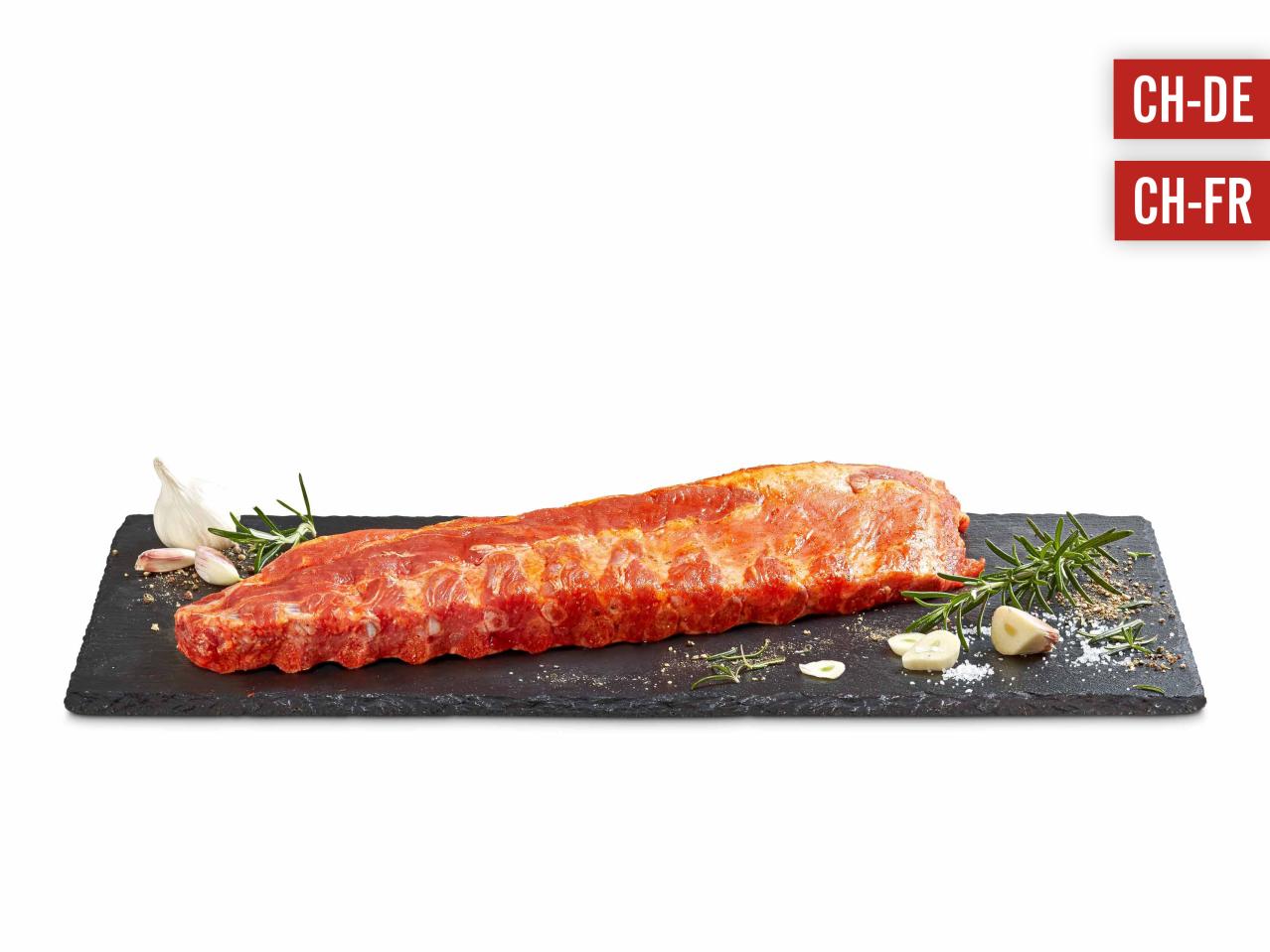 Travers de porc au Paprika