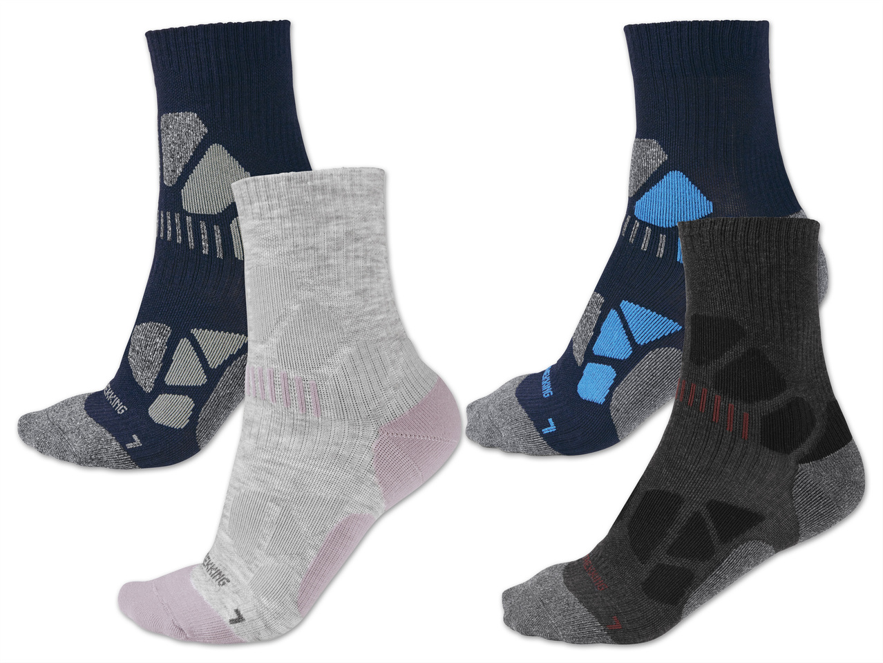 CRIVIT(R) Damen/Herren Trekkingsocken1