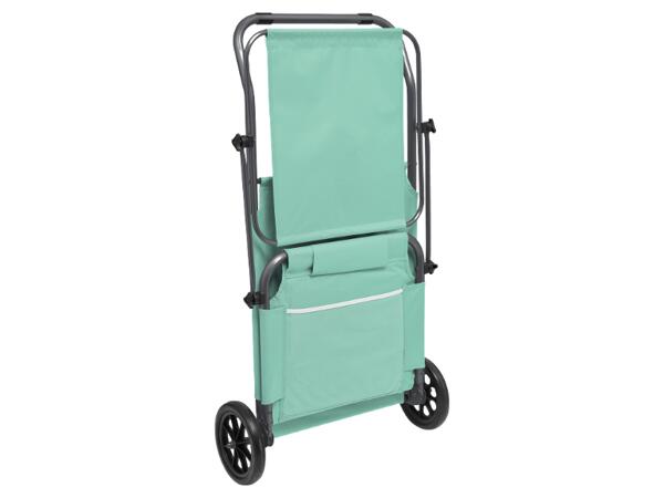 Sunlounger With Wheels