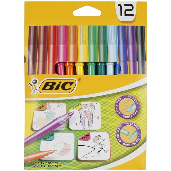 feutres de couleur BIC