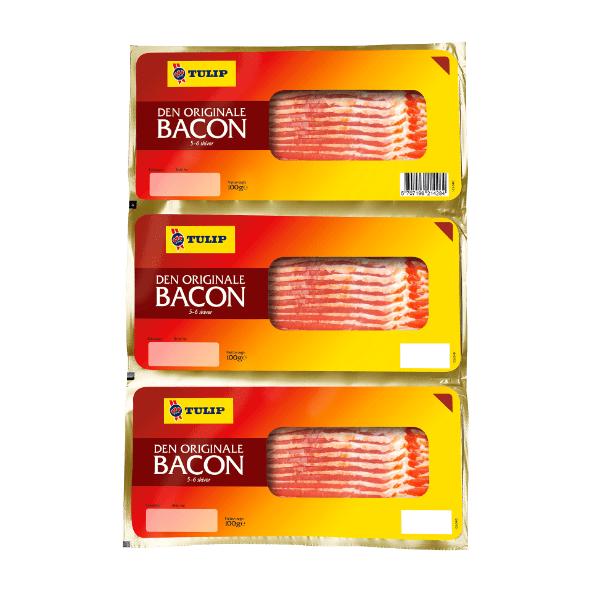 Bacon i skiver