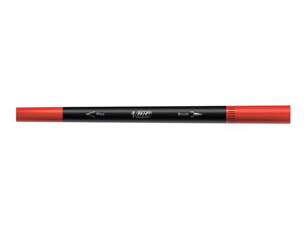 BIC Dual Tip Felt Pens - 6 pack