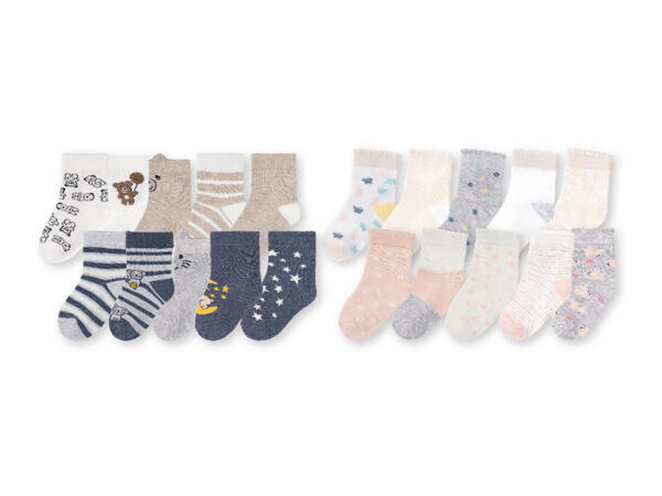 Babystrumpor, 5-pack