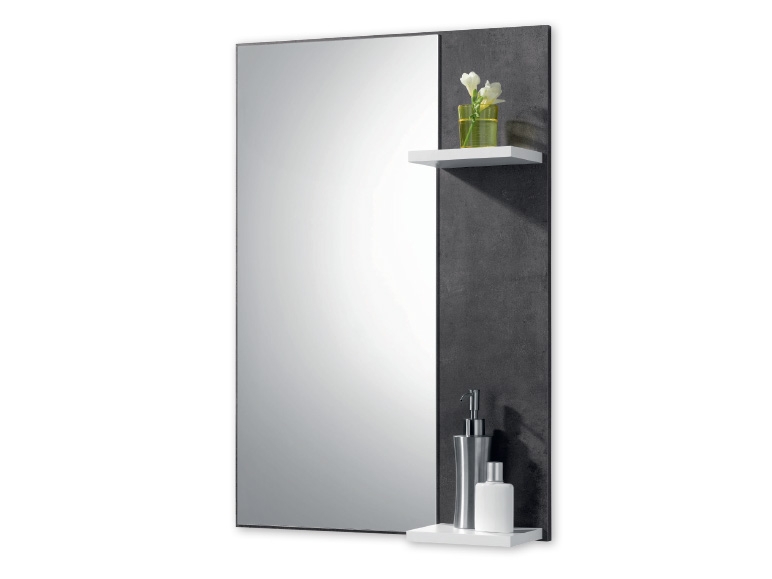 LIVARNO LIVING(R) Mirror with Shelves 51 x 73 x 14cm