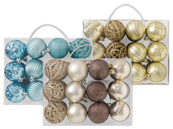MELINERA(R) Christbaumkugeln, 24 Stück