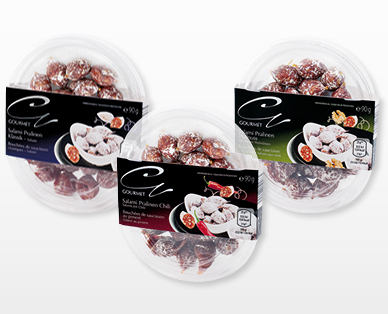 GOURMET Salami-Pralinés