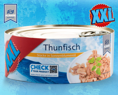ALMARE SEAFOOD XXL Thunfisch in Sonnenblumenöl