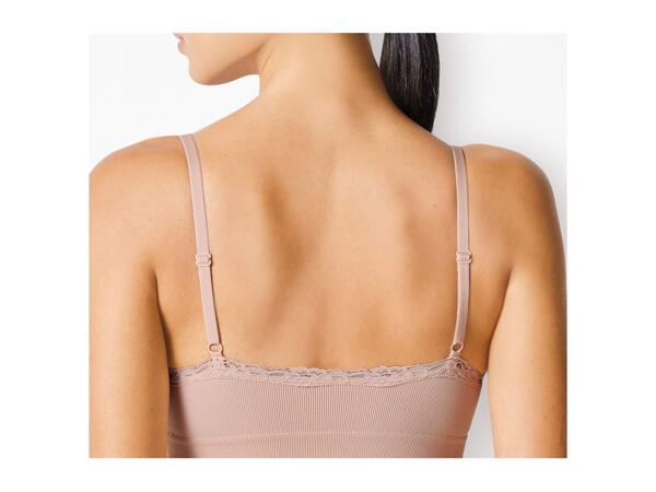 Esmara Ladies' Ribbed Bralette - Pink