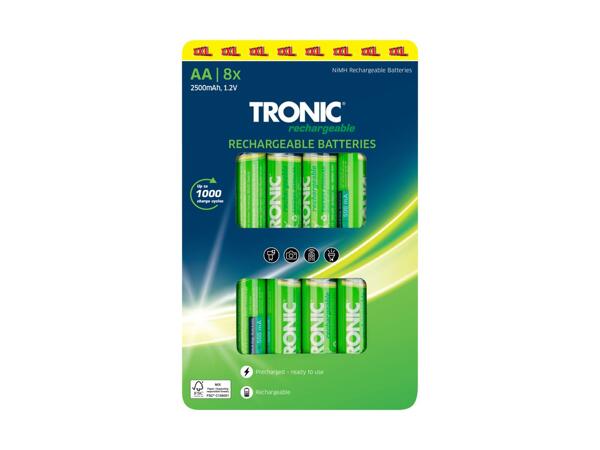 TRONIC(R) Genopladelige batterier