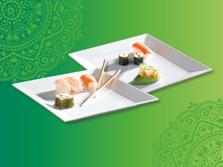 Assiettes à sushi, lot de 2