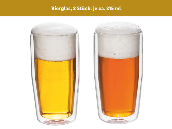 Thermo Glas, 2 Stück