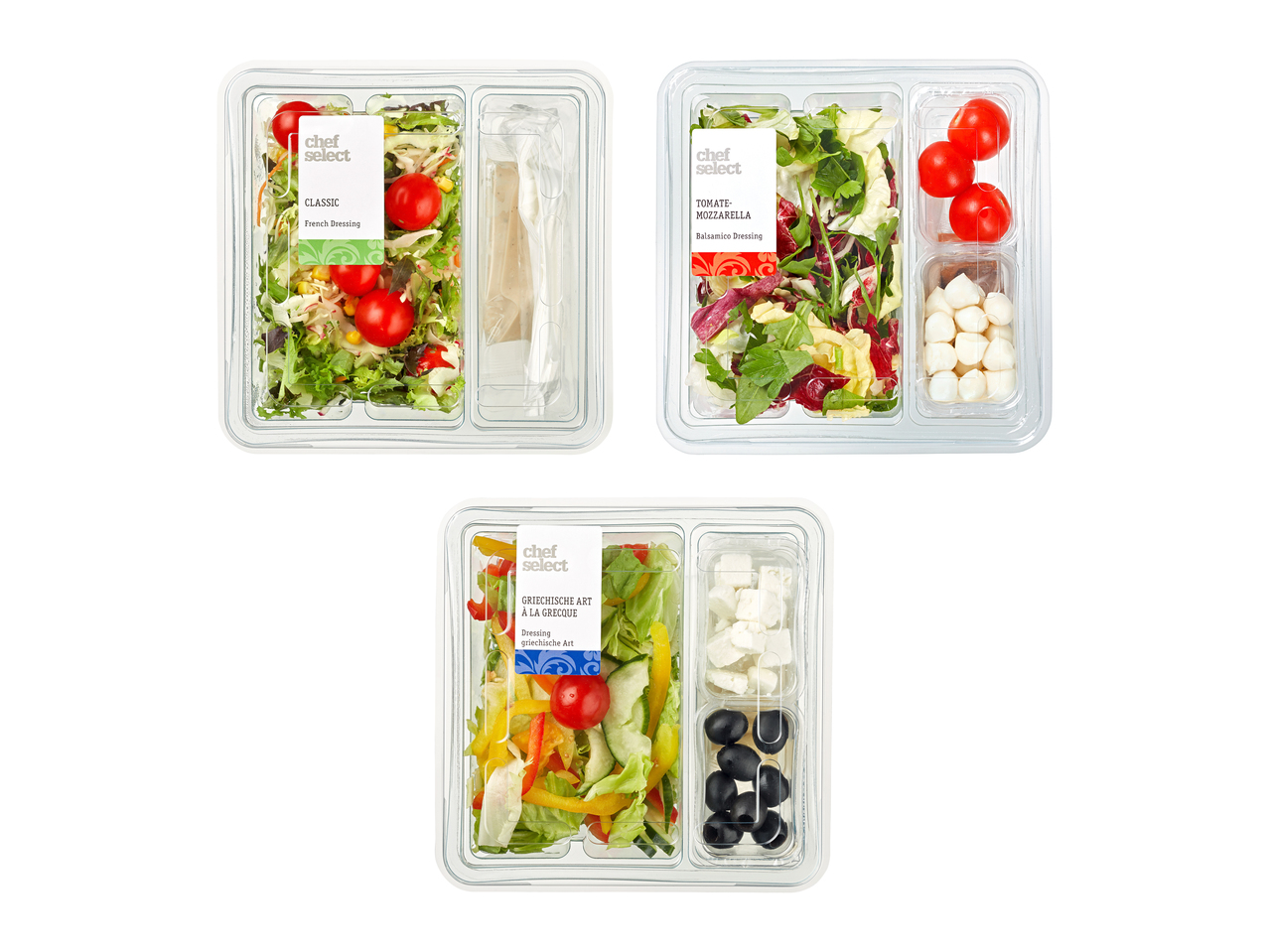Salade avec sauce