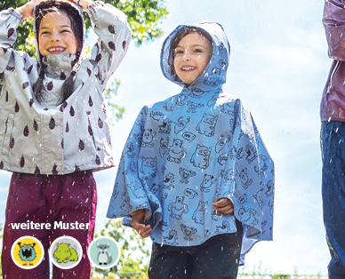 IMPIDIMPI Kleinkinder-/Kinder-Regenponcho