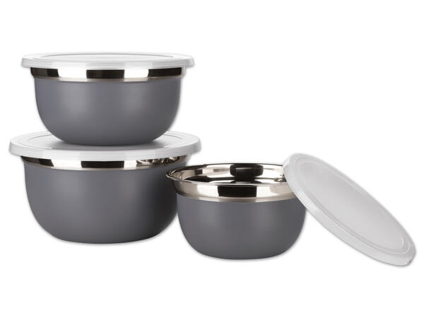 Edelstahl-Schüssel-Set, 3-teilig
