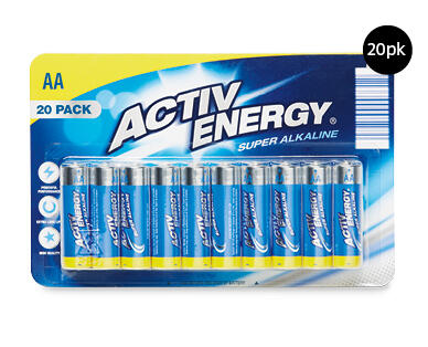 Super Alkaline Batteries 20pk
