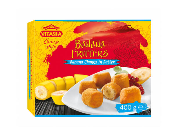 Fruit Pieces in Batter, Pre-Fried