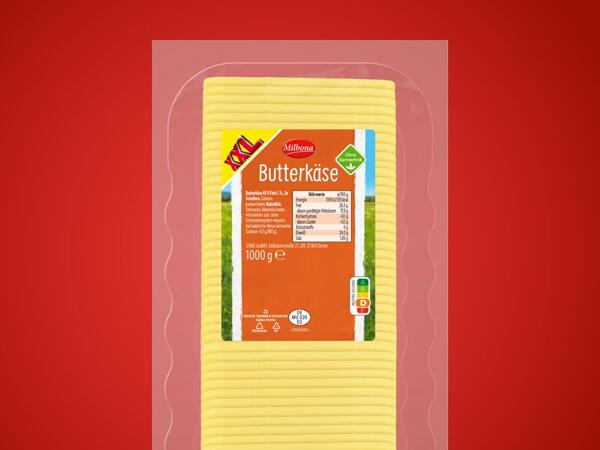 Butterkäse in Scheiben