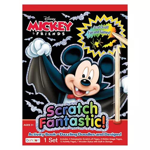 Halloween Scratch Art Activity Book - Mickey