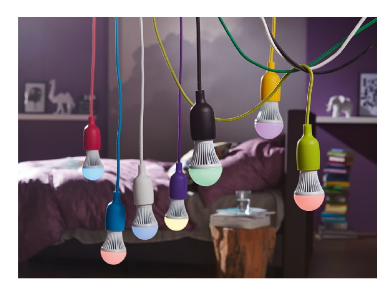 Lampe LED avec effet de couleur