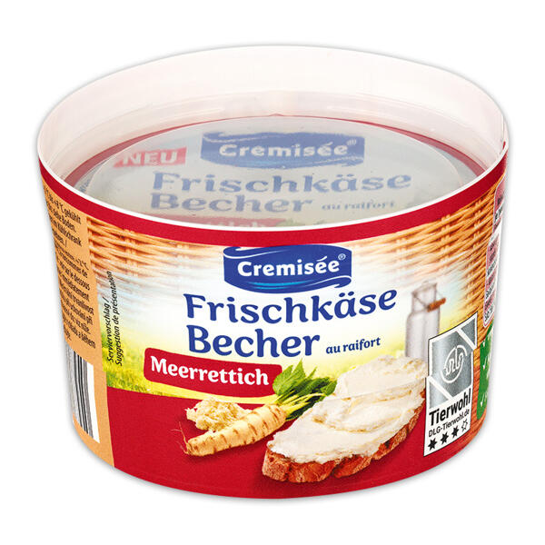 Frischkäse Becher