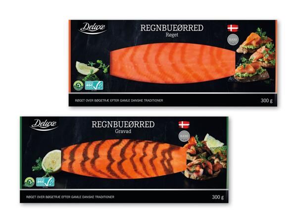 DELUXE Røget eller gravad regnbueørred