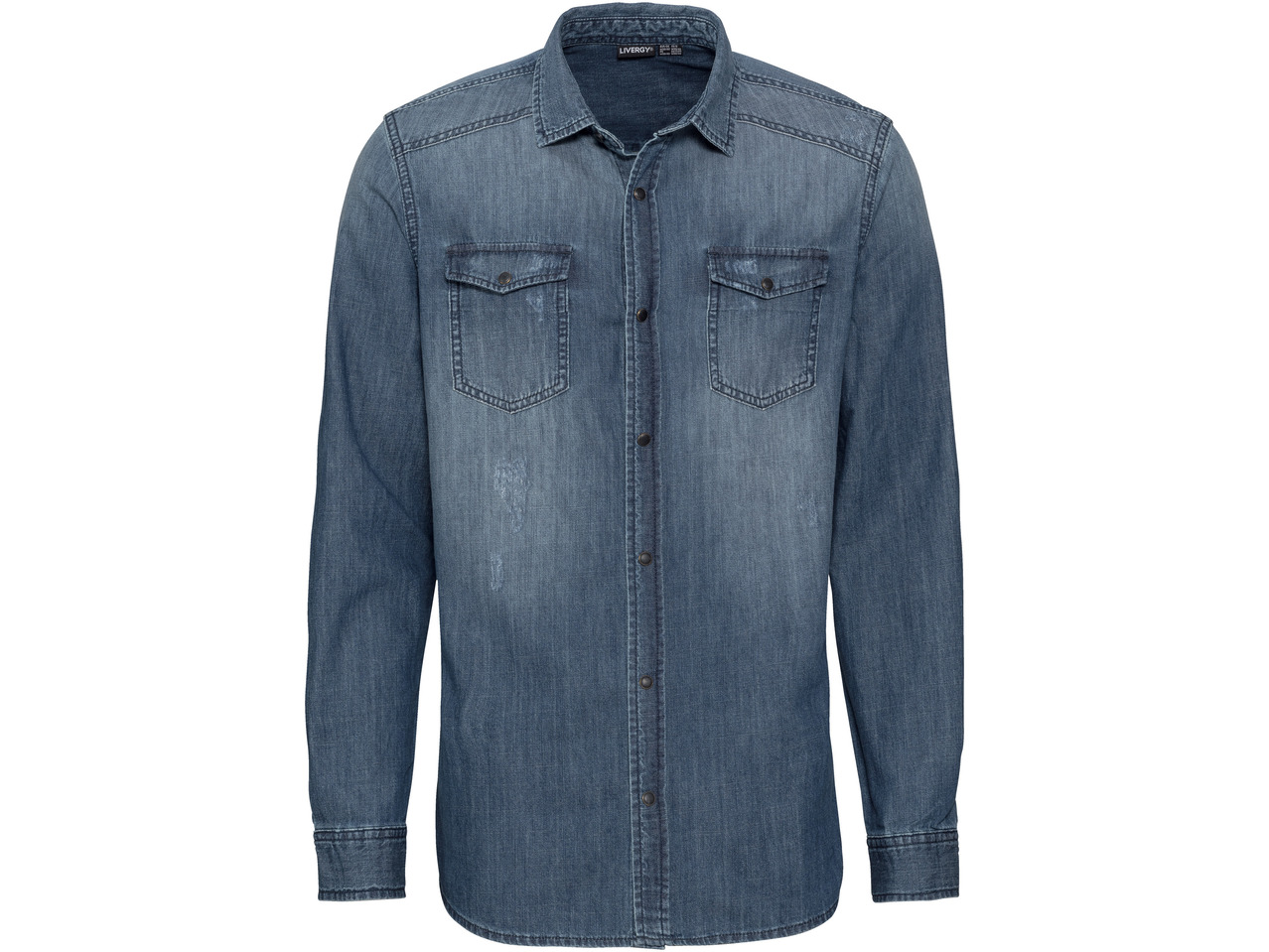 LIVERGY(R) Jeansskjorte
