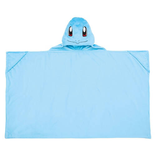 30" x 70" Kid's Wearable Squirtle Hooded Throw