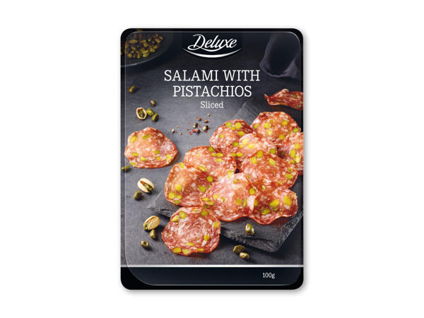 Salami med pistacienødder