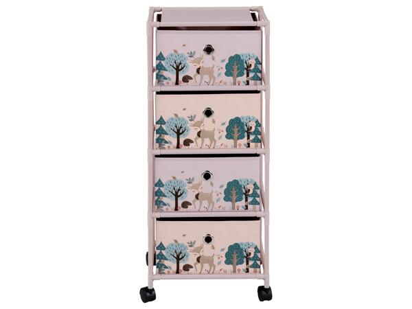 Kids' Storage Unit with Wheels