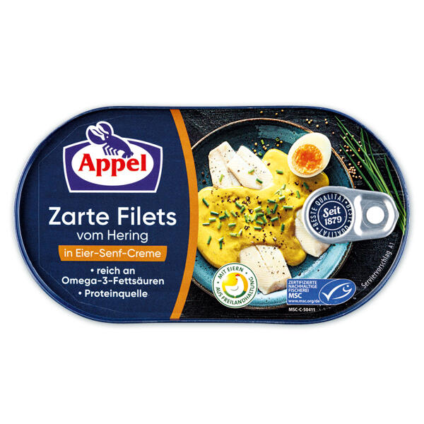 Zarte Filets vom Hering