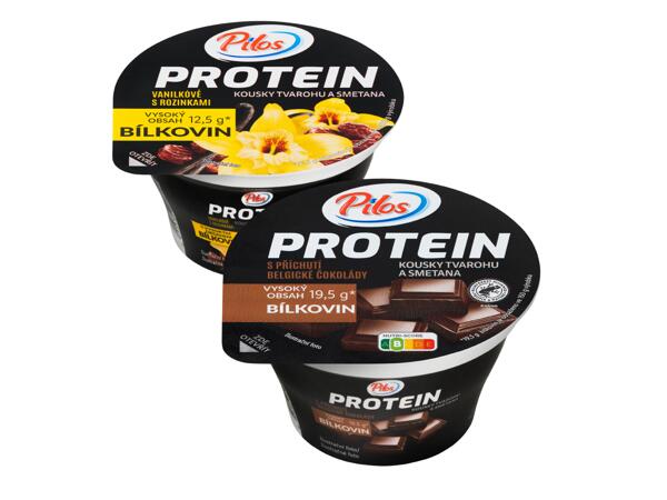 PILOS Protein jogurt s kousky tvarohu