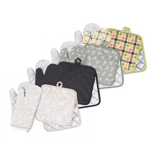 CROFTON Maniques et gants de four, 4 pièces