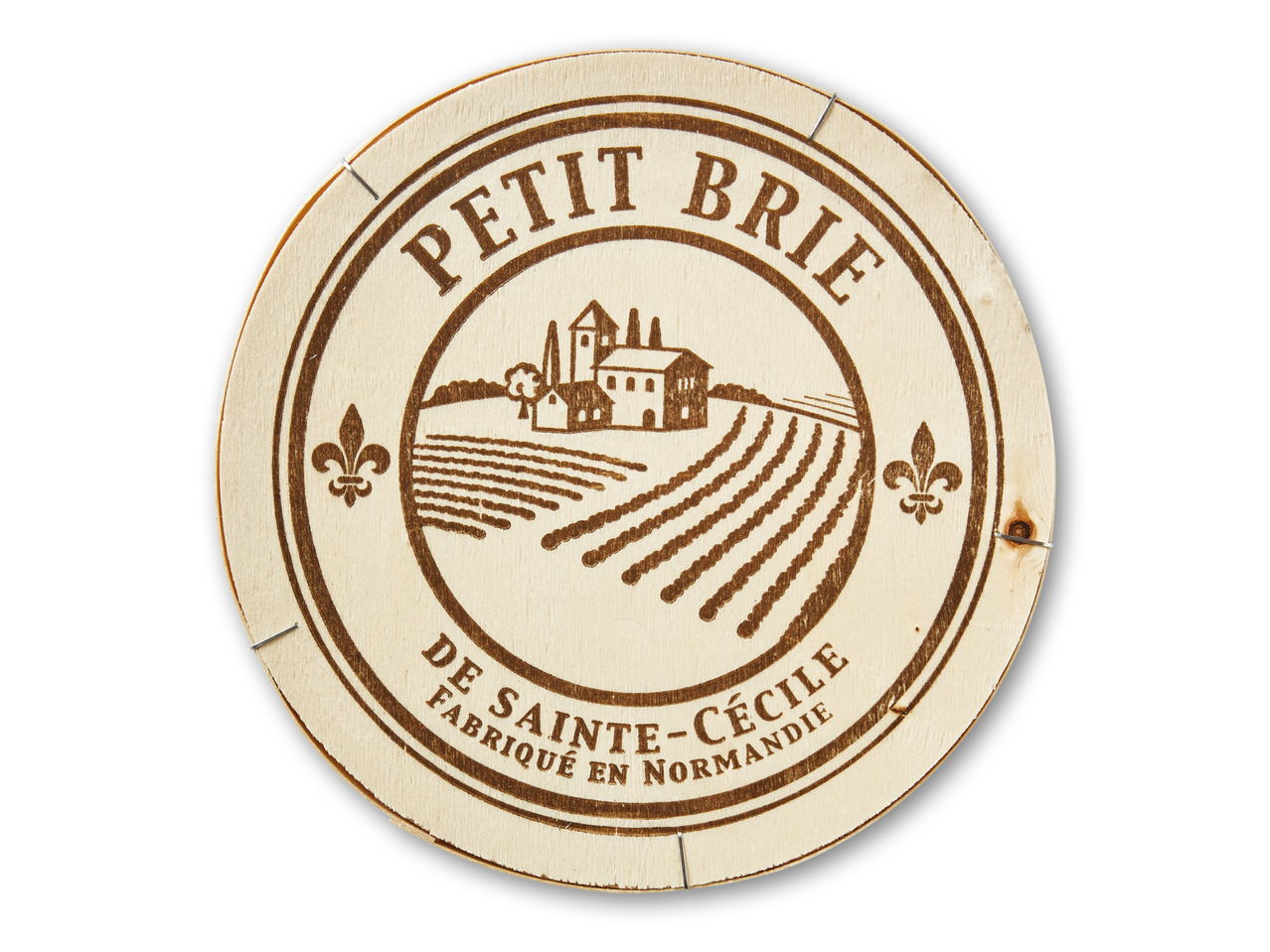 Brie I trææske.