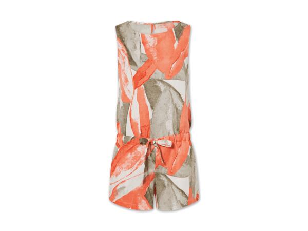 Damen Leinen-Jumpsuit
