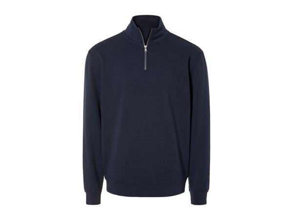 Livergy Men's Half Zip Jumper/​Sweatshirt